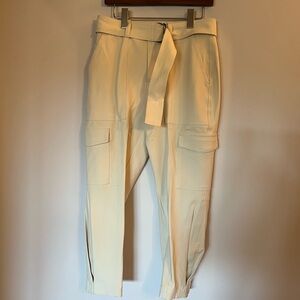 Banana Republic Cream Ankle Pants